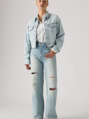 Jeansy wide leg Levi's jasnoniebieski denim