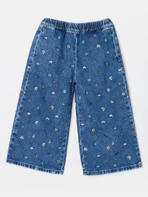 Jeansy wide leg Tommy Hilfiger kolorowy denim
