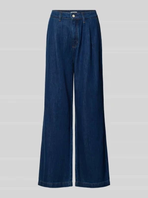 Jeansy Wide & Loose Fit z mieszanki bawełny i lyocellu Marc O'Polo Jeansowy niebieski