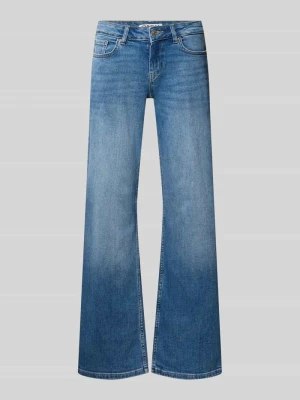 Jeansy Wide & Loose Fit z mieszanki bawełny model 'JENNY-O' Only Jeansowy niebieski