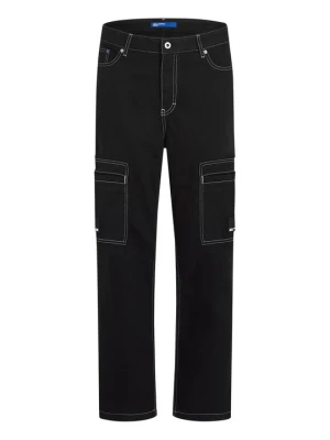 Jeansy workwear KARL LAGERFELD czarny