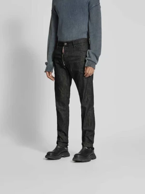 Jeansy z 5 kieszeniami Dsquared2 Czarny