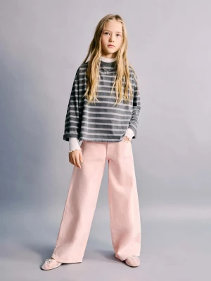 Jeansy z ćwiekami w kształcie gwiazdek różowy - Dzieci - - MANGO KIDS