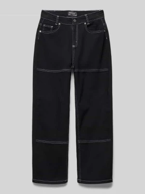 Jeansy z detalem z logo Blue Effect