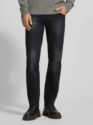 Jeansy z efektem znoszenia model ‘Chuck’ BRAX Ciemnoszary