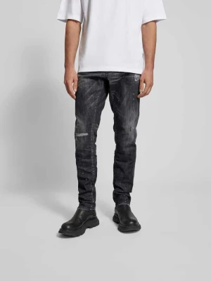 Jeansy z efektem znoszenia model 'Cool Guy Jean' Dsquared2 Czarny