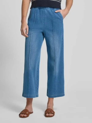 Jeansy z Efektem znoszenia z pionowymi szwami Zero