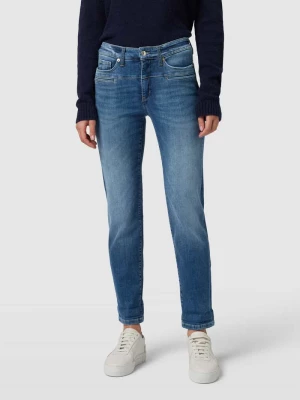Jeansy z lamowanymi kieszeniami model ‘PEARLIE’ CAMBIO