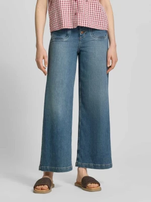 jeansy z listwą guzikową i naszywanymi kieszeniami MOS MOSH