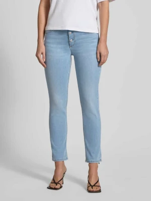 Jeansy z listwą guzikową model ‘MONROE’ Liu Jo White