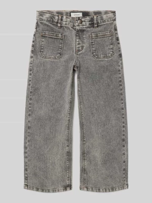 Jeansy z nakładanymi, wpuszczanymi kieszeniami model ‘BELLA’ Lil Atelier