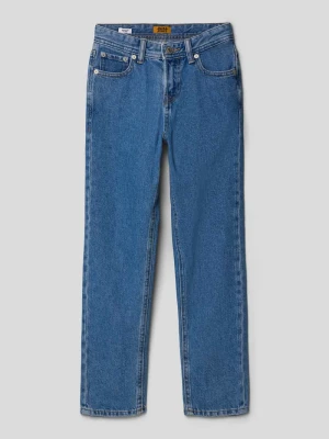 Jeansy z naszywką z logo model ‘CLARK’ Jack&Jones Niebieski