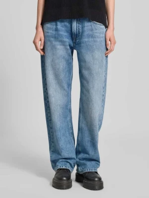 Jeansy z niskim stanem z mieszanki bawełny i lyocellu model ‘NICKY’ Pepe Jeans