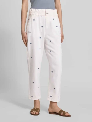 Jeansy z pasem typu paperbag z wpuszczanymi kieszeniami Jake*s Casual