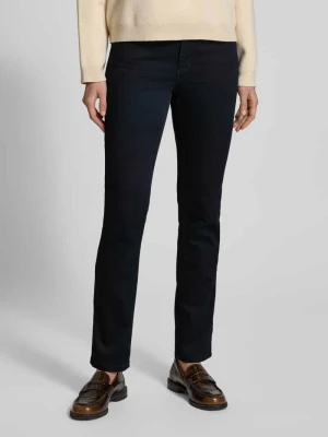 Jeansy z poszerzaną nogawką i szwami w kontrastowym kolorze model ‘CICI’ Angels