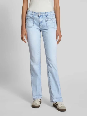 Jeansy z poszerzaną nogawką i wpuszczanymi kieszeniami MAC