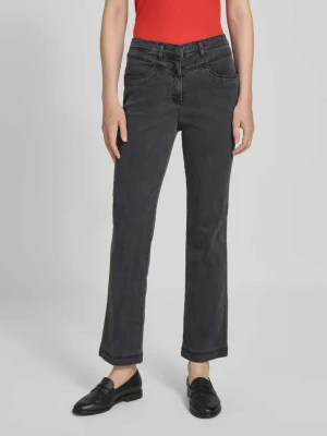 Jeansy z poszerzaną nogawką i wpuszczanymi kieszeniami model ‘Laura’ Raphaela By Brax