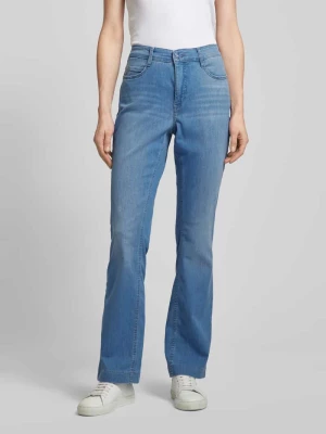 Jeansy z poszerzaną nogawką i wyhaftowanym motywem model ‘REAM WONDERLIGHT’ MAC