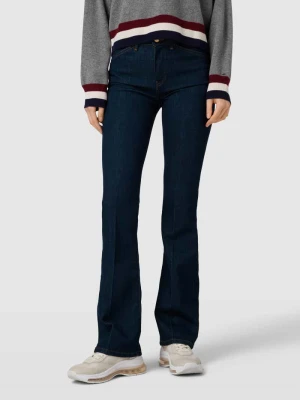 Jeansy z poszerzaną nogawką model ‘NALA’ Tommy Hilfiger Ciemnoniebieski
