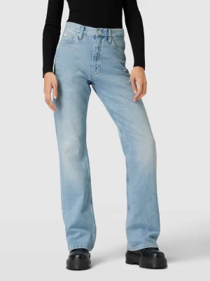 Jeansy z poszerzaną nogawką z detalami z logo Calvin Klein Jeans