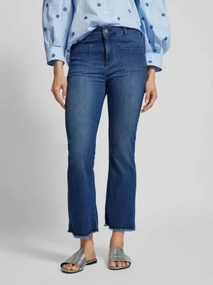 Jeansy z poszerzaną nogawką z frędzlami model ‘Style. Anna’ BRAX