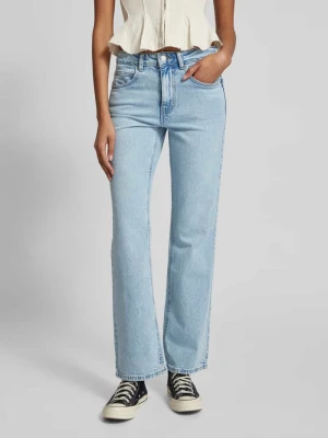 Jeansy z poszerzaną nogawką z mieszanki bawełny Gina Tricot