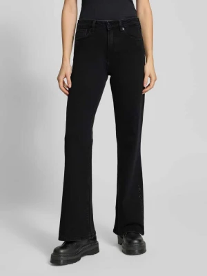 Jeansy z poszerzaną nogawką z mieszanki bawełny model ‘WILLA’ Pepe Jeans