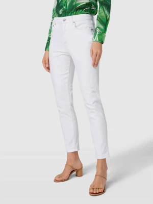 Jeansy z prostą nogawką i 5 kieszeniami Lauren Ralph Lauren Biały