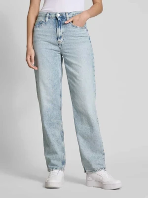 Jeansy z prostą nogawką i wysokim stanem Tommy Jeans