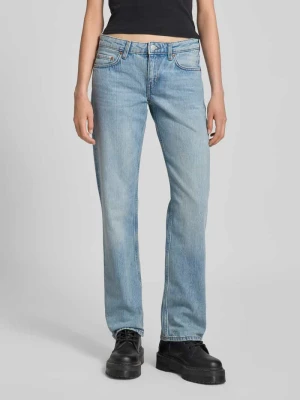 Jeansy z prostą nogawką z czystej bawełny model ‘Arrow’ Weekday