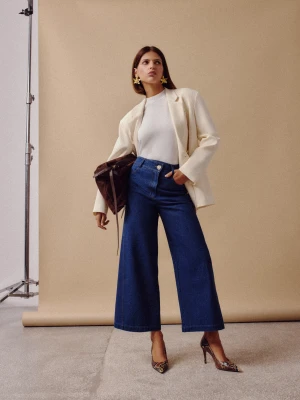 Jeansy z rozszerzanymi nogawkami TARANKO