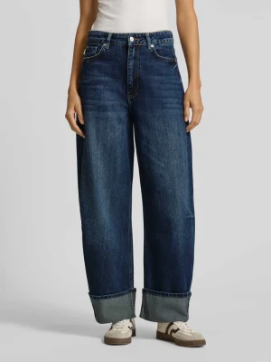Jeansy z szeroką nogawką i 5 kieszeniami model ‘Aresta’ ETIQUETT ESSENTIALS