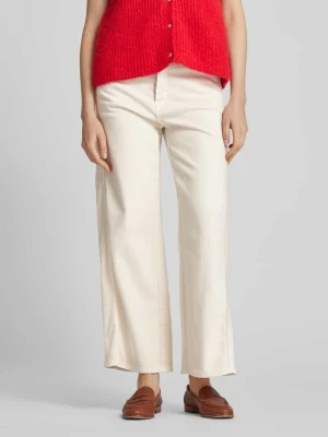 Jeansy z szeroką nogawką i 5 kieszeniami model ‘PALAZZO PATCH’ CAMBIO