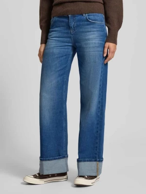 Jeansy z szeroką nogawką i brzegiem model ‘P8’ Goldgarn