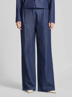 Jeansy z szeroką nogawką i dodatkiem lyocellu Christian Berg Woman Selection