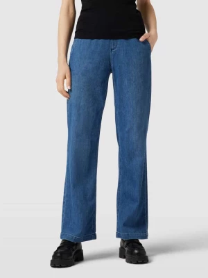 Jeansy z szeroką nogawką i elastycznym pasem model ‘STYLE.MAINE’ BRAX