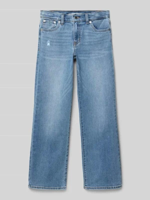 Jeansy z szeroką nogawką i naszywką z logo Levi’s® Kids