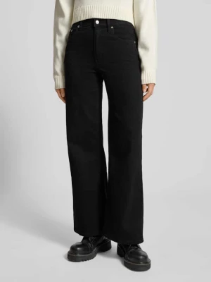 Jeansy z szeroką nogawką i naszywką z logo model ‘True’ Calvin Klein Jeans