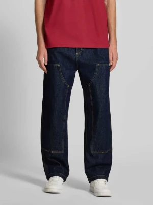 Jeansy z szeroką nogawką i ozdobnymi szwami model ‘NASH’ Carhartt Work In Progress
