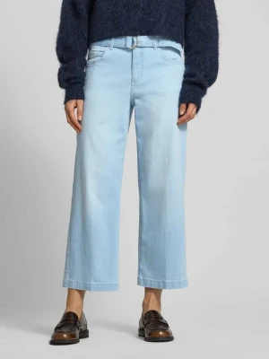 Jeansy z szeroką nogawką i pasek model 'Linn City' Angels