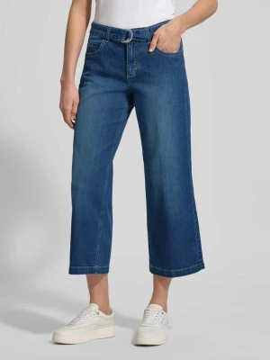 Jeansy z szeroką nogawką i paskiem model ‘Linn City’ Angels