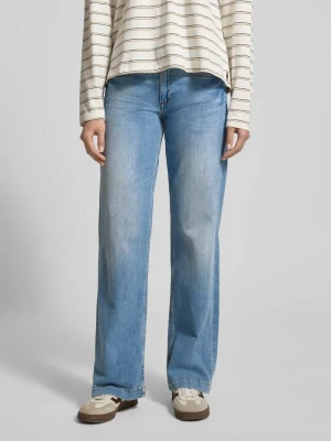 Jeansy z szeroką nogawką i przetarciami model ‘Sina’ Smith and Soul