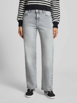 Jeansy z szeroką nogawką i przetarciami model ‘YOLANDA’ Noisy May