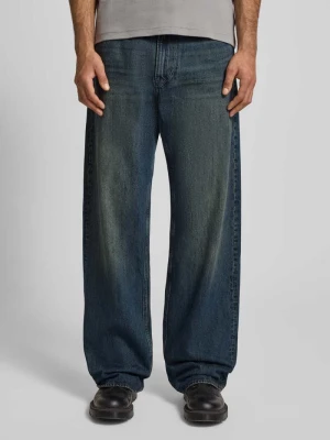 Jeansy z szeroką nogawką i wpuszczanymi kieszeniami G-Star Raw