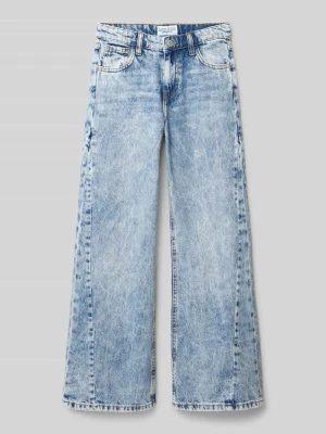 Jeansy z szeroką nogawką i wpuszczanymi kieszeniami model ‘DYARA’ CARS JEANS