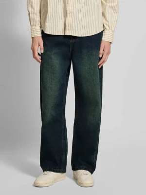 Jeansy z szeroką nogawką i wpuszczanymi kieszeniami model ‘Haven’ PROHIBITED