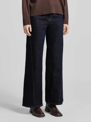 Jeansy z szeroką nogawką i wpuszczanymi kieszeniami model ‘Miva sense’ Opus