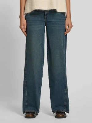 Jeansy z szeroką nogawką i wpuszczanymi kieszeniami model ‘Miva soul’ Opus