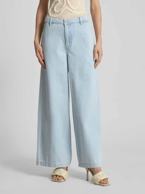 Jeansy z szeroką nogawką i wpuszczanymi kieszeniami model ‘Winnie’ My Essential Wardrobe
