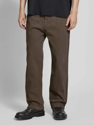 Jeansy z szeroką nogawką i wyhaftowanym logo model ‘WACO’ Pegador